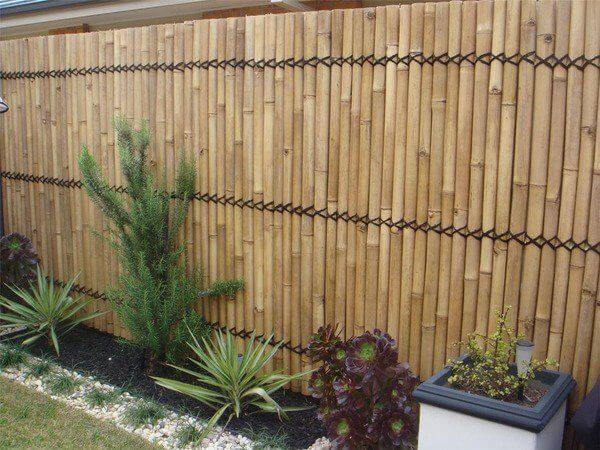 Bamboo Privacy Fence Garden Fence