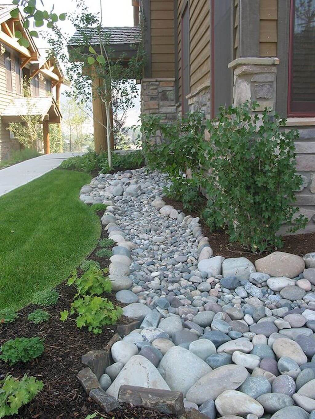 dry river bed landscaping ideas