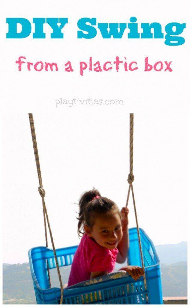 DIY Plastic Box Swing