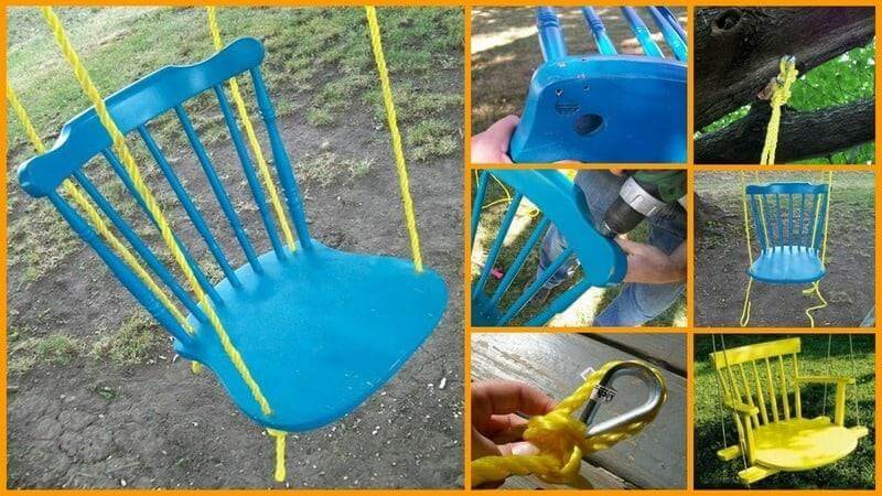 The Wooden Chair Swing