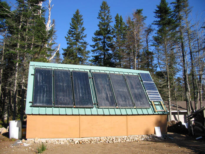 Solar Power (Solar Heater for Shed)