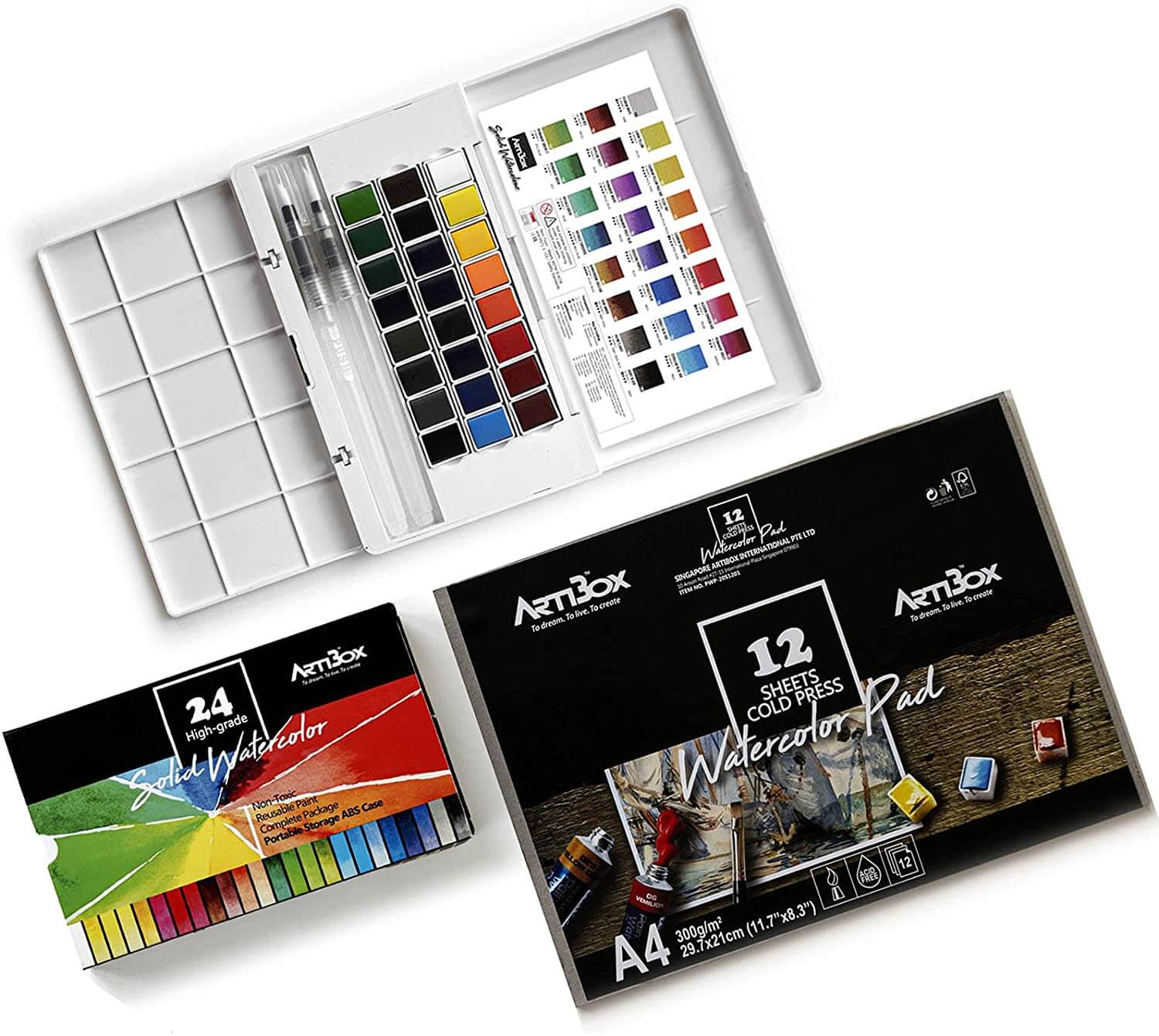 Artibox Watercolor Paint Set