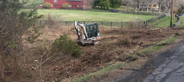 Contractors Use Their Machines to Take Care of The Job