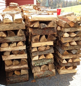 Firewood Stacked