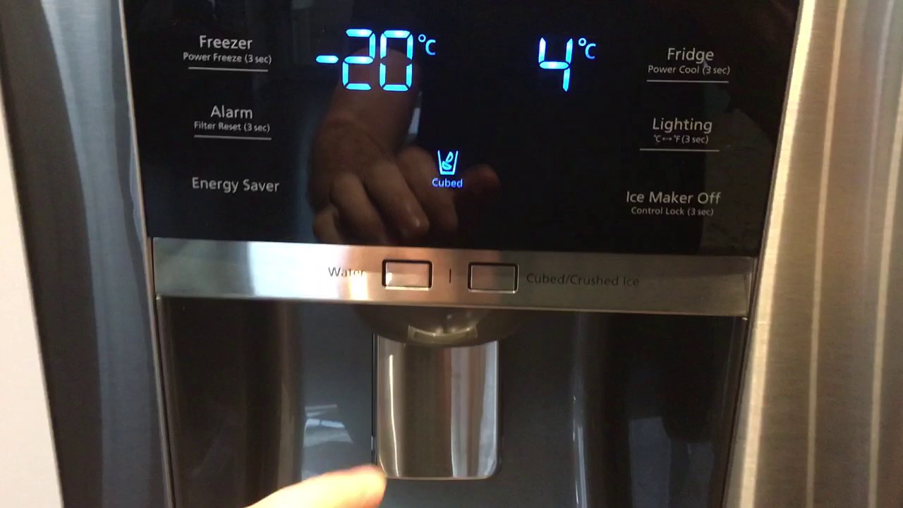 resetting a samsung refrigerator