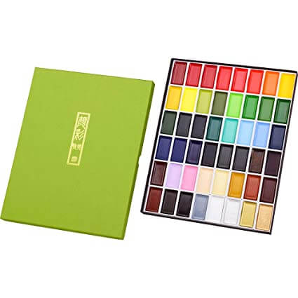 Kuretake Gansai Portable Watercolor Set