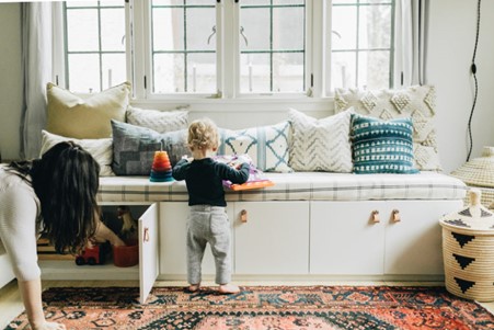 Diy storage bench ikea hack