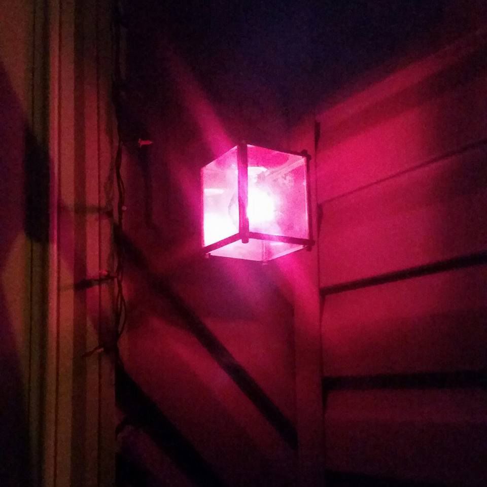 Pink Porch Lights