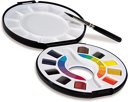 Raphael Watercolor Travel Pan Set