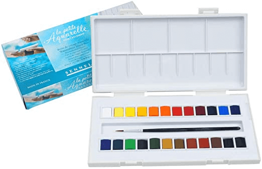 Sennelier La Petite Aquarelle 24 Half Pans