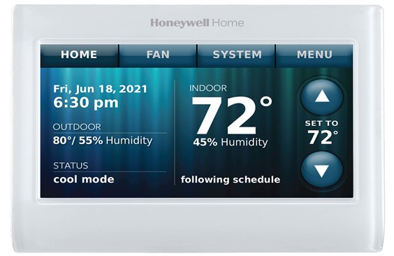 The Honeywell Thermostat 9000 series and Vision Pro