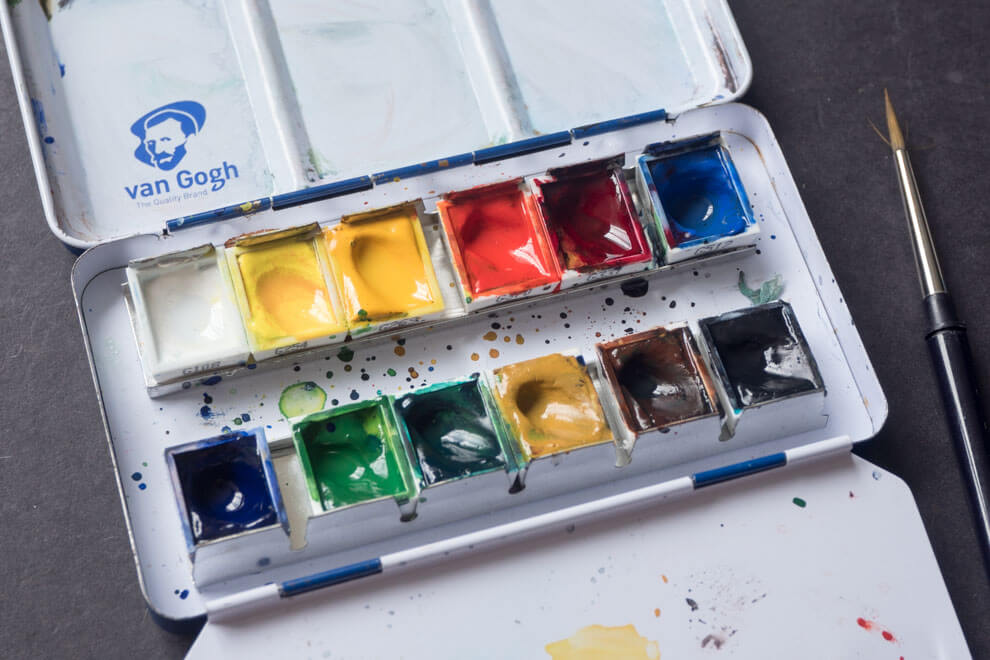 Van Gogh Watercolor Paint Set