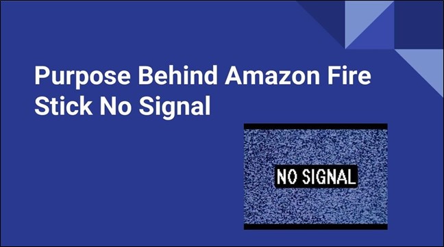 Why Does Your Amazon Firestick Show No Signal?