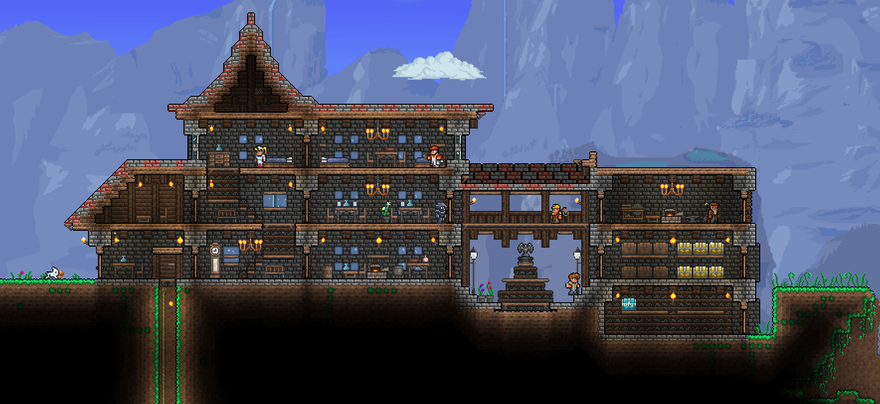 houses in terraria cool