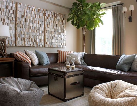 Browse Dark Brown Sofa ideas and designs in Photos | Houzz UK