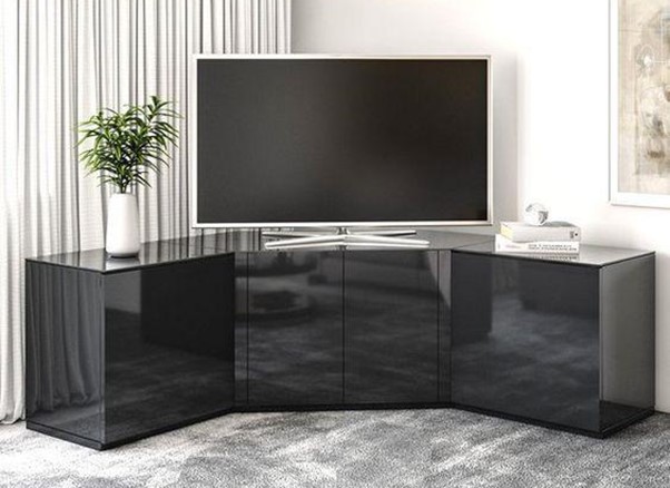 Black Corner Tv Cabinet