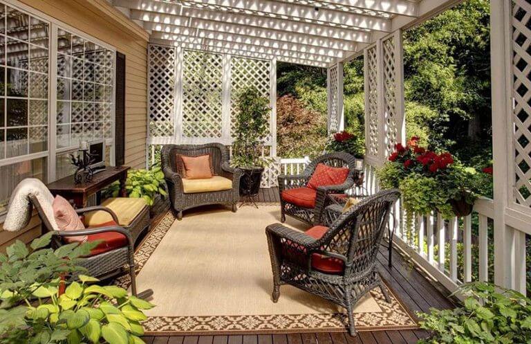 11 Ways to Enclose a Lattice Enclosed Porch, Patio, or Deck ...