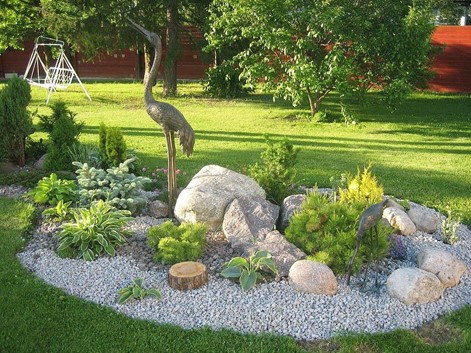 landscaping ideas with rocks