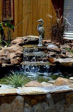Rock Garden with Waterfall