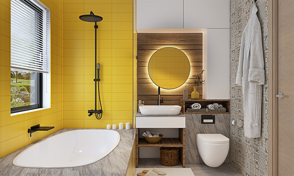 17 Gorgeous Yellow Bathroom Ideas