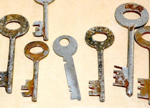 recycle keys and locks