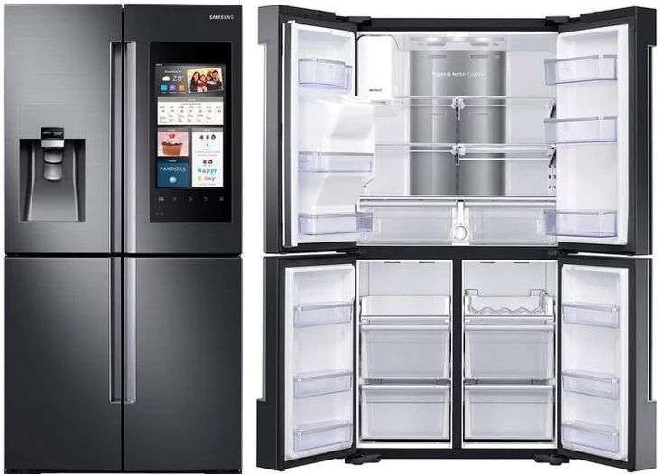 A refrigerator uses an average of 120-600 watts, depending on its size and efficiency