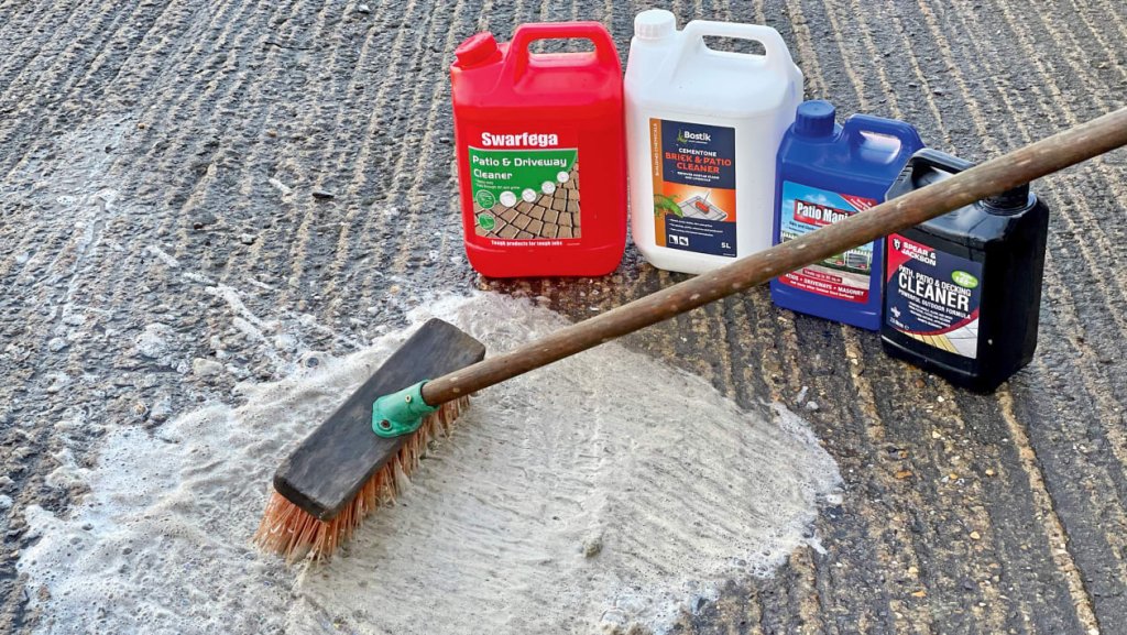 how to clean up paint spill on concrete