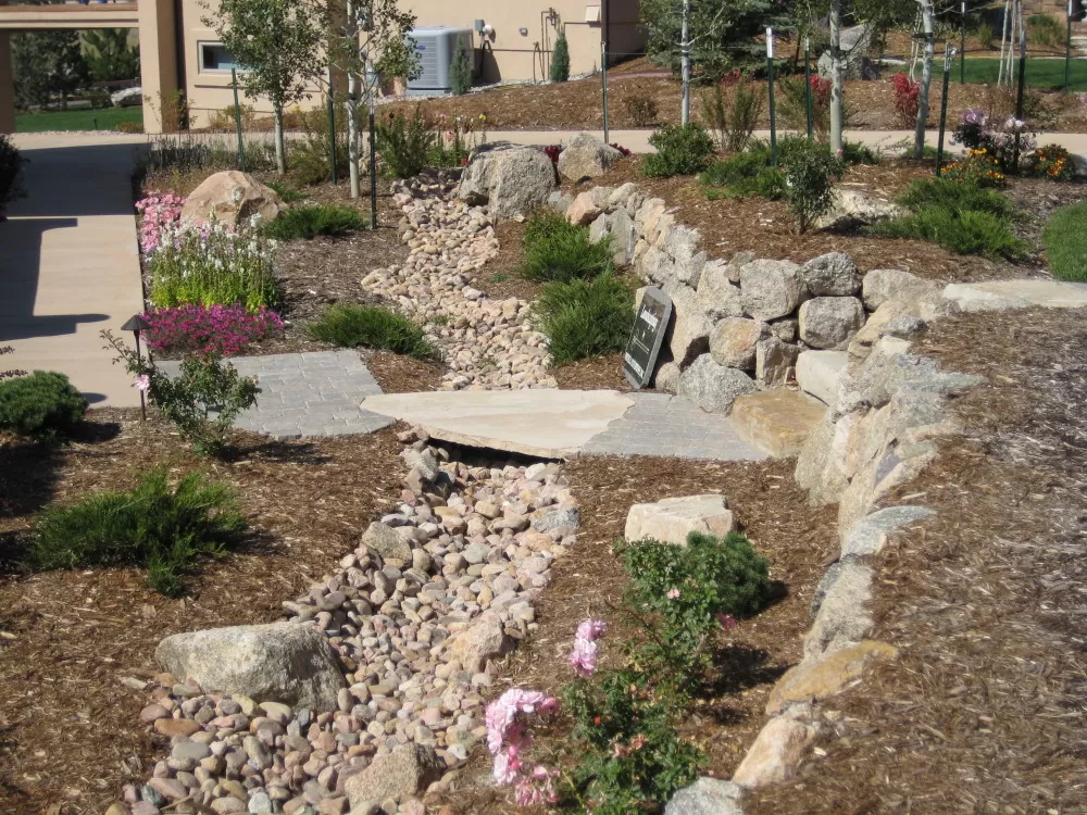 Dry Creek River Bed Landscaping