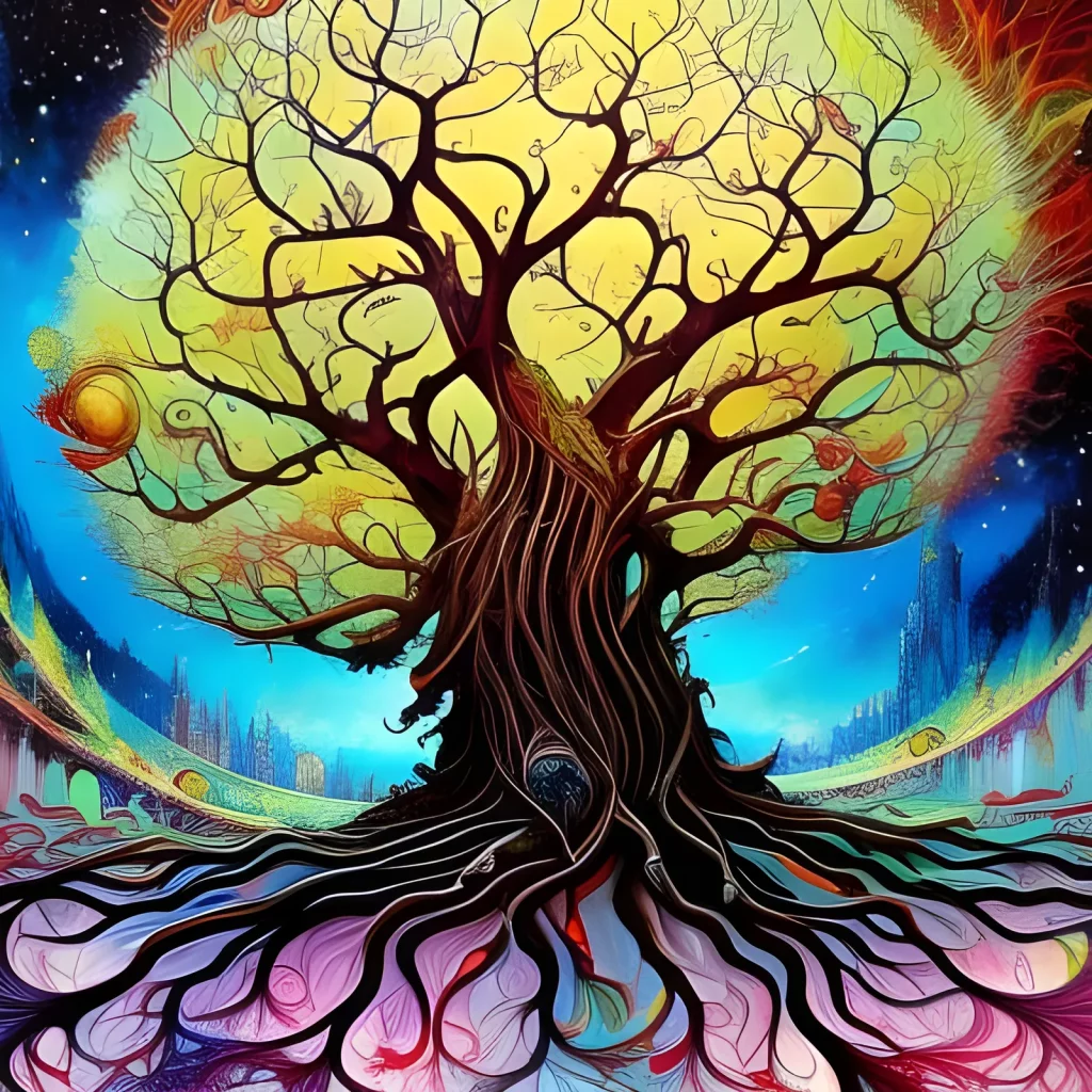 Yggdrasil Tree as a Symbol of Life