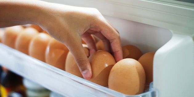 egg stored in fridge