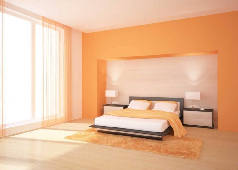 Is Light Orange a Good Bedroom Color?