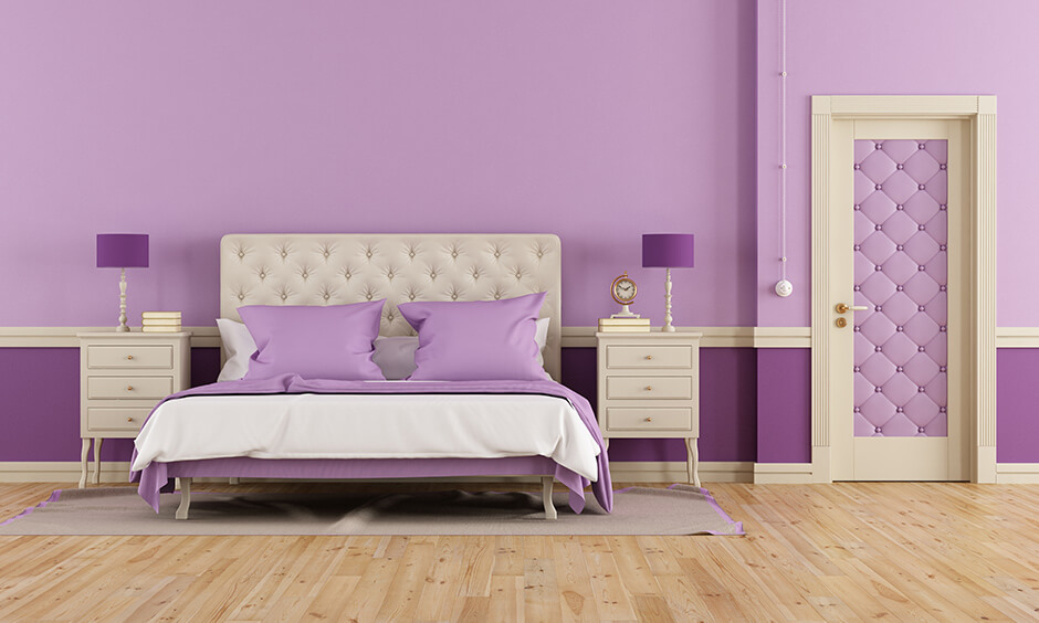 Lavender Bedroom Walls